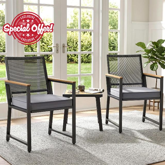 LIFERUN 3 Pieces Bistro Set