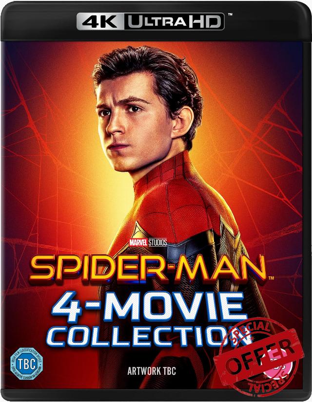 Spider-Man: Brand New Day / Spider-Man: Far From Home / Spider-Man: Homecoming / Spider-Man: No Way Home – 4-Movie Collection [4K Ultra HD]