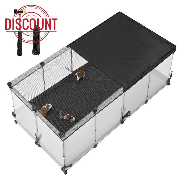 SONGMICS Small Animal Playpen