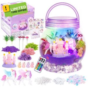 MELAND Purple Unicorn Terrarium Kit
