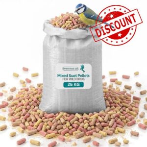 25 KG Berry Mix Suet Pellets for Wild Birds Food