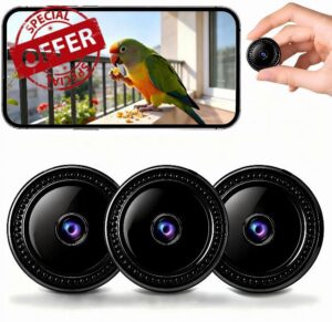 3 PCS Tiny Hidden Spy Camera 1080P HD