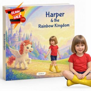 Personalised Children's Story Book – The Rainbow Kingdom – Custom Name and Photo Hardcover