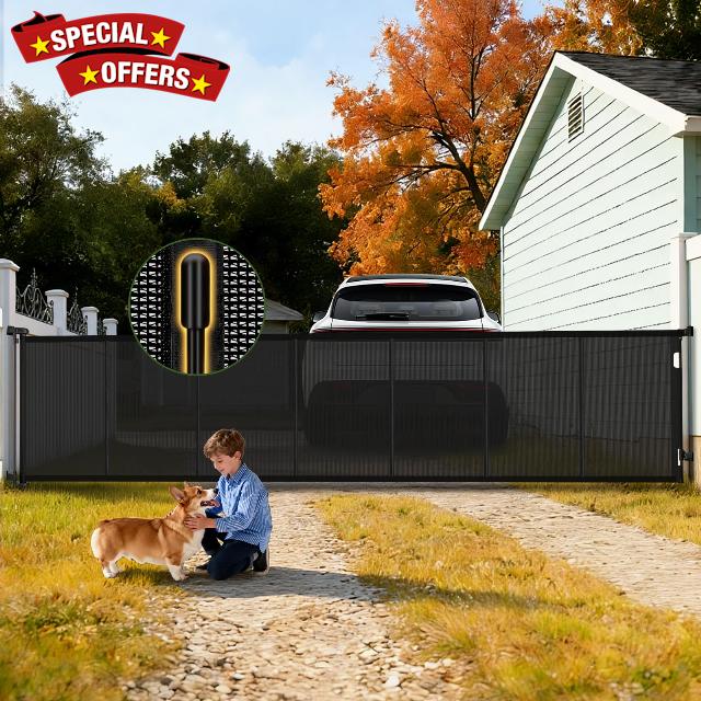 600cm/236inch Retractable Baby Gates Extra Wide