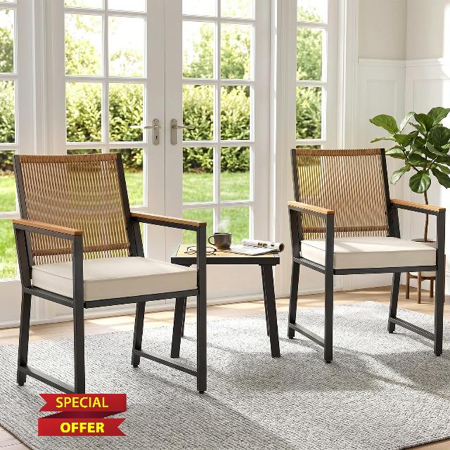 LIFERUN 3 Pieces Bistro Set
