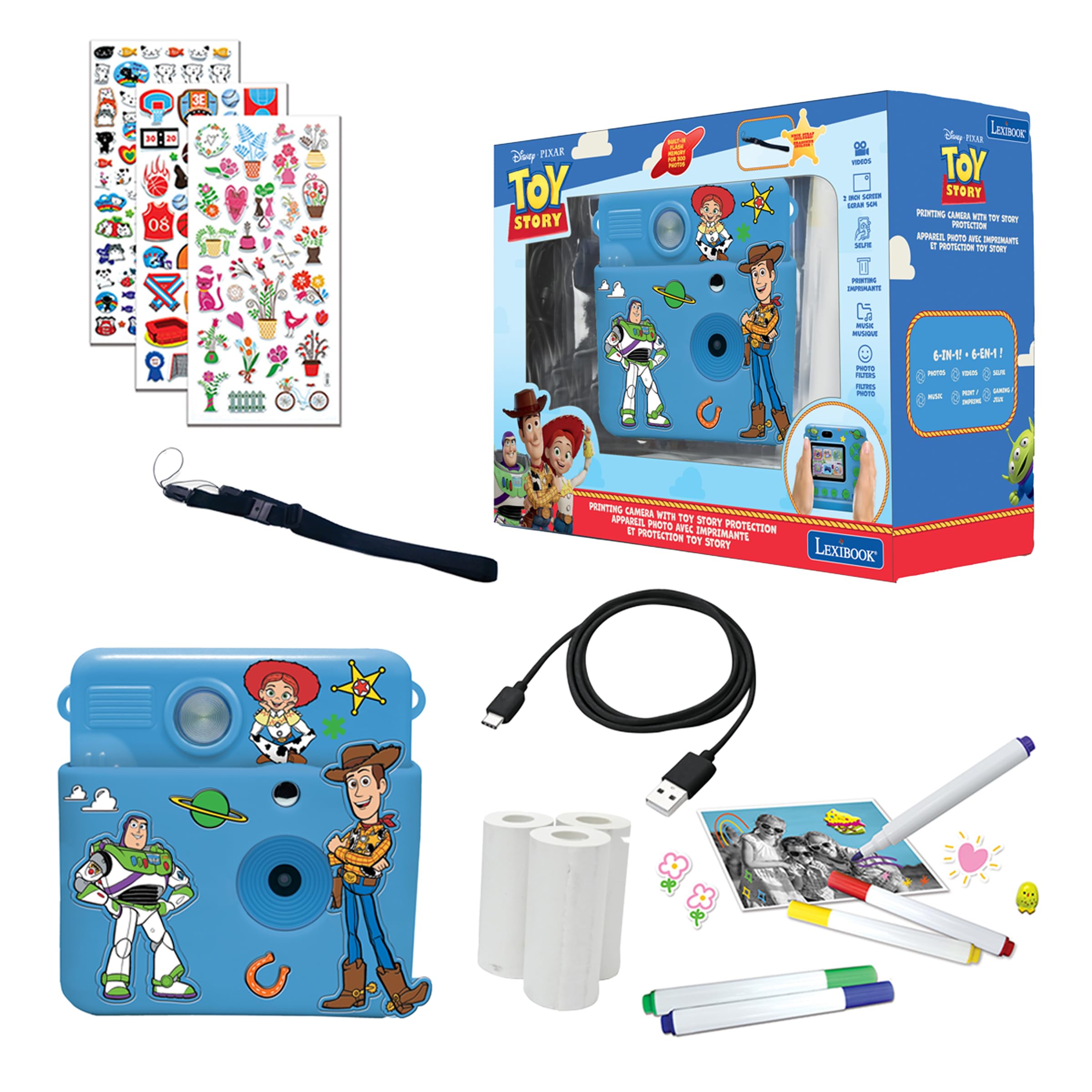 MP3 mode and USB-C rechargeable battery inclded