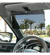 JoyTutus Rear View Mirror, Universal 12 Inch Panoramic Convex Rearview Mirror, Interior Clip-on W...