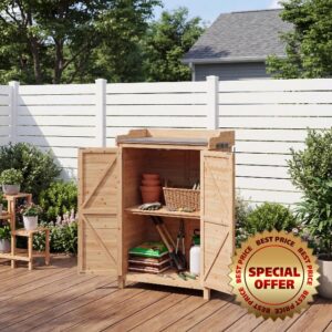 Aoxun Wooden Outdoor Storage Shed