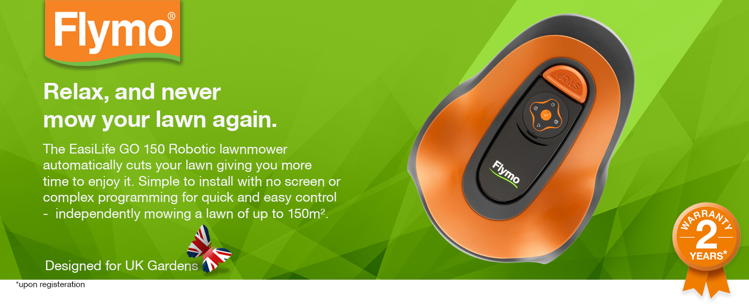 Relax and never mow your lawn again with the EasiLife 150 robotic mower