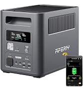 AFERIY Portable Power Station 3600W with 2x 400W Portable Solar Panel, Expandable 3.8-11.5kWh, Po...