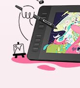 Text reads 'Way to Start' and 'D1161 V2' in pink, 'Display 16K Pressure' and 'xy &Delta;E=15' below. Pink background with product indicator icon.