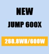 Text reads 'JUMP' and '600A', with '299WH/600W' specification. Appears to be product specifications or technical details.