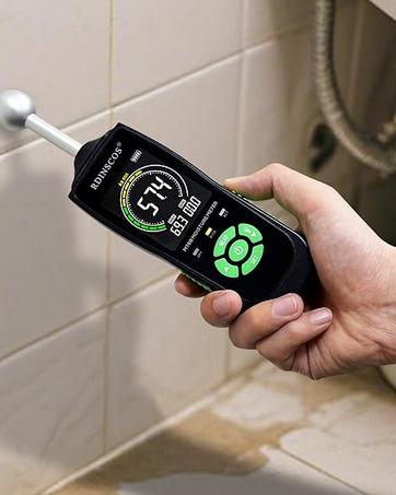 RDINSCOS Pinless Damp Meter Wood Moisture Meter Tester with Spherical Probe | Non-Destructive 5-4...